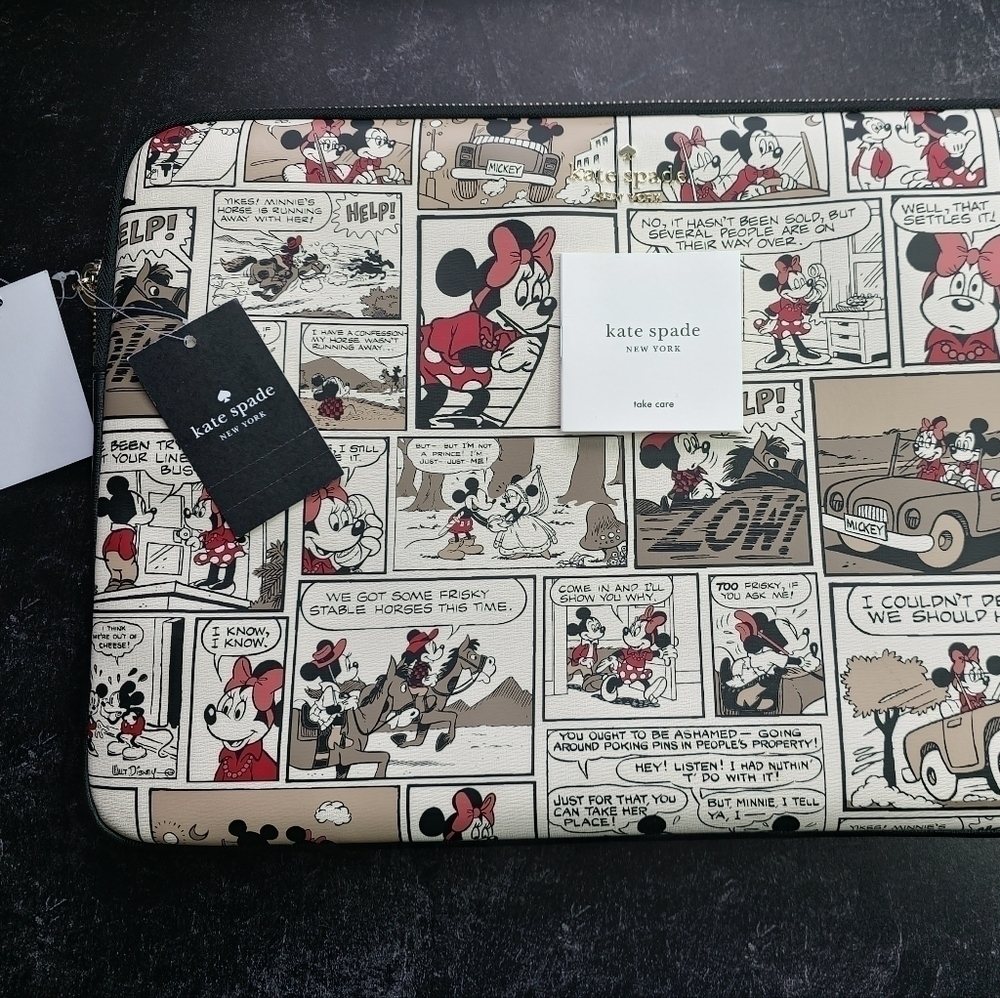 Kate Spade x Disney Minnie Mouse Comic Strip Universal 15 Inch Laptop Sleeve
